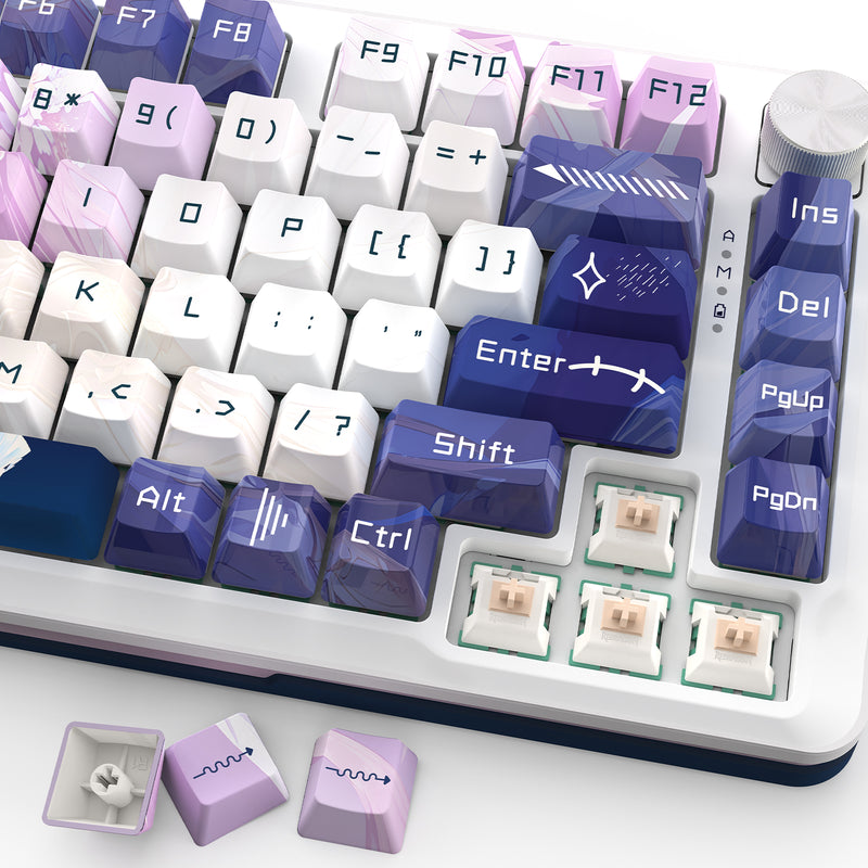 Redragon K681ACG Cyrus Pro Anime Ed. RGB Wireless 75% Hot-Swappable Gasket Mechanical Keyboard