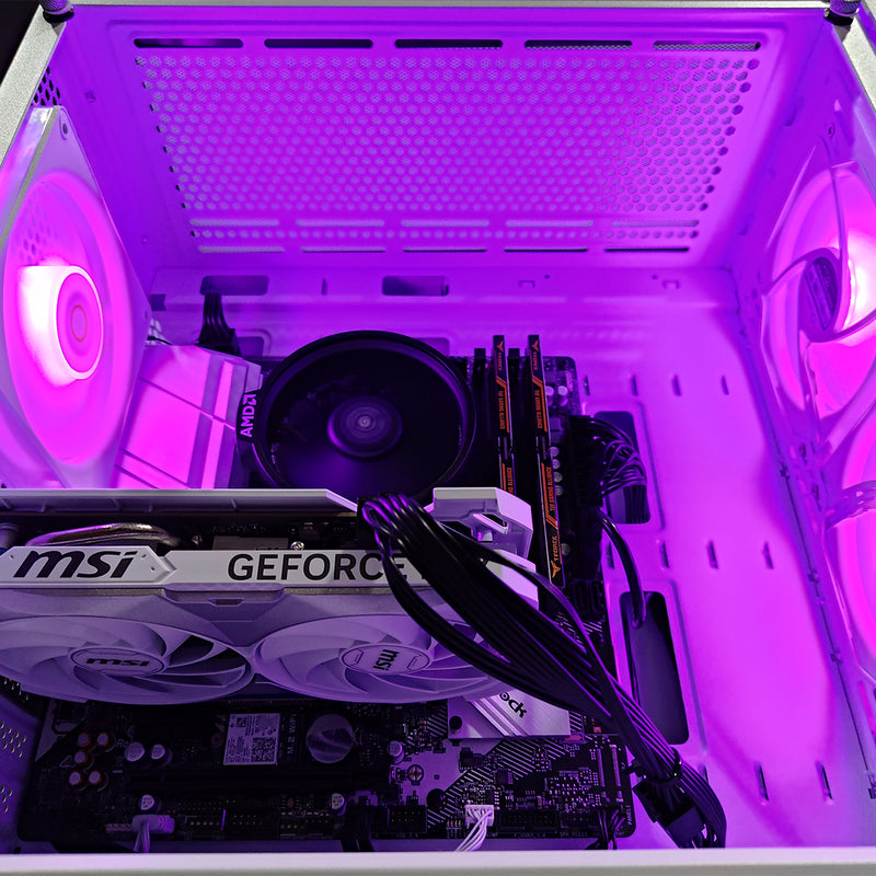 Alpha Gamma C50 White Desktop Gaming PC | DataBlitz