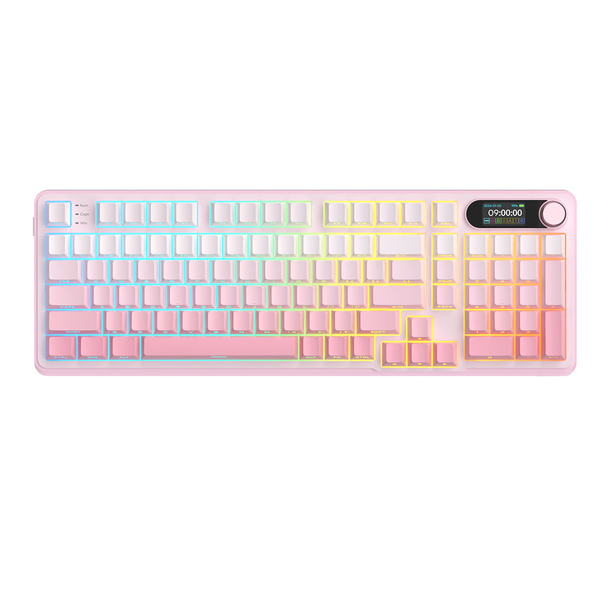 Royal Kludge RK-S98 Tri-Mode RGB 98 Keys Hot Swappable Mechanical Keyboardv
