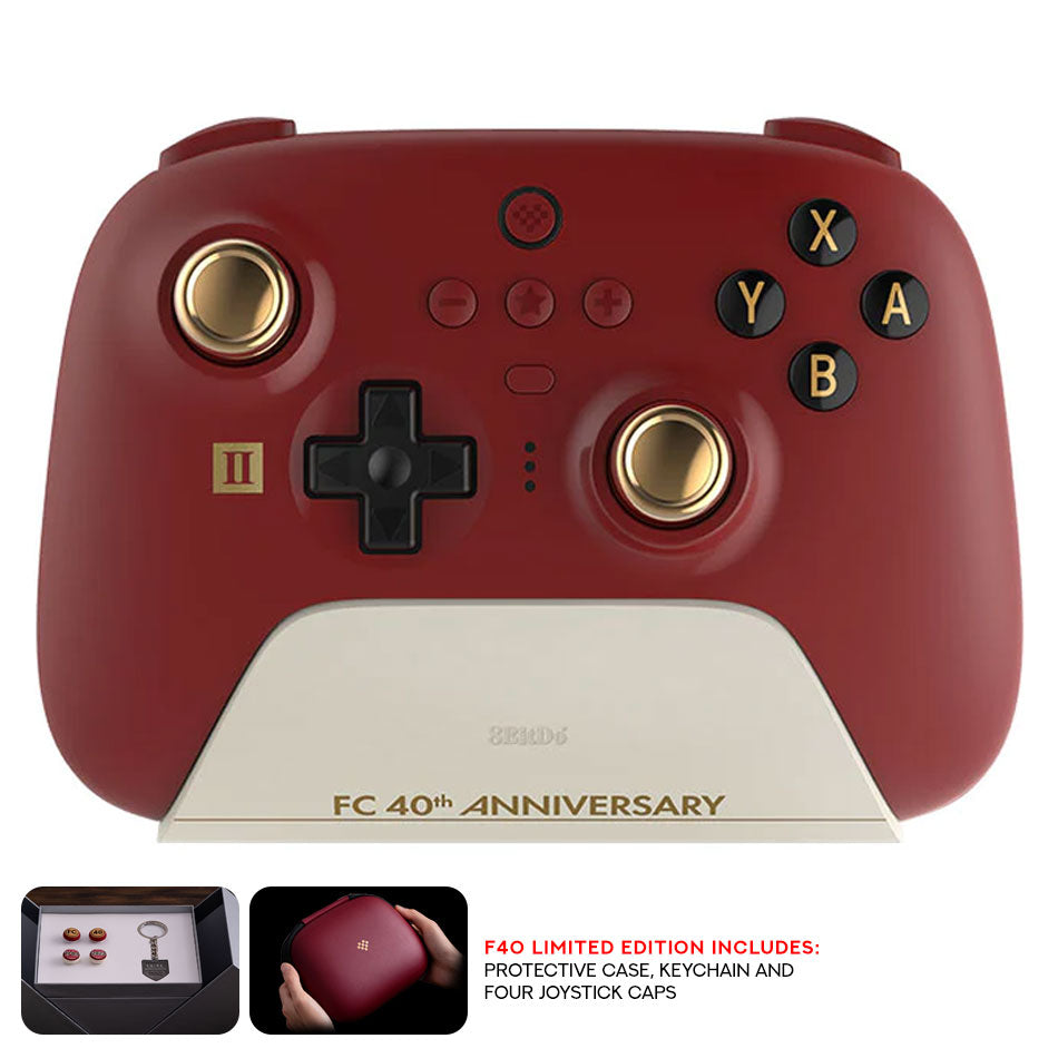 8bitdo Ultimate Controller F40 Limited Ed. for Switch/ Windows with Protective Case (80NA)