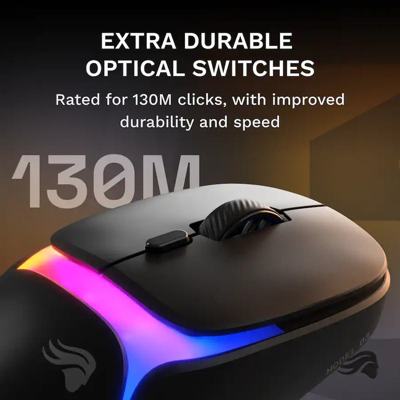Glorious Model O 3 8K Polling Ultralight RGB Wireless Gaming Mouse