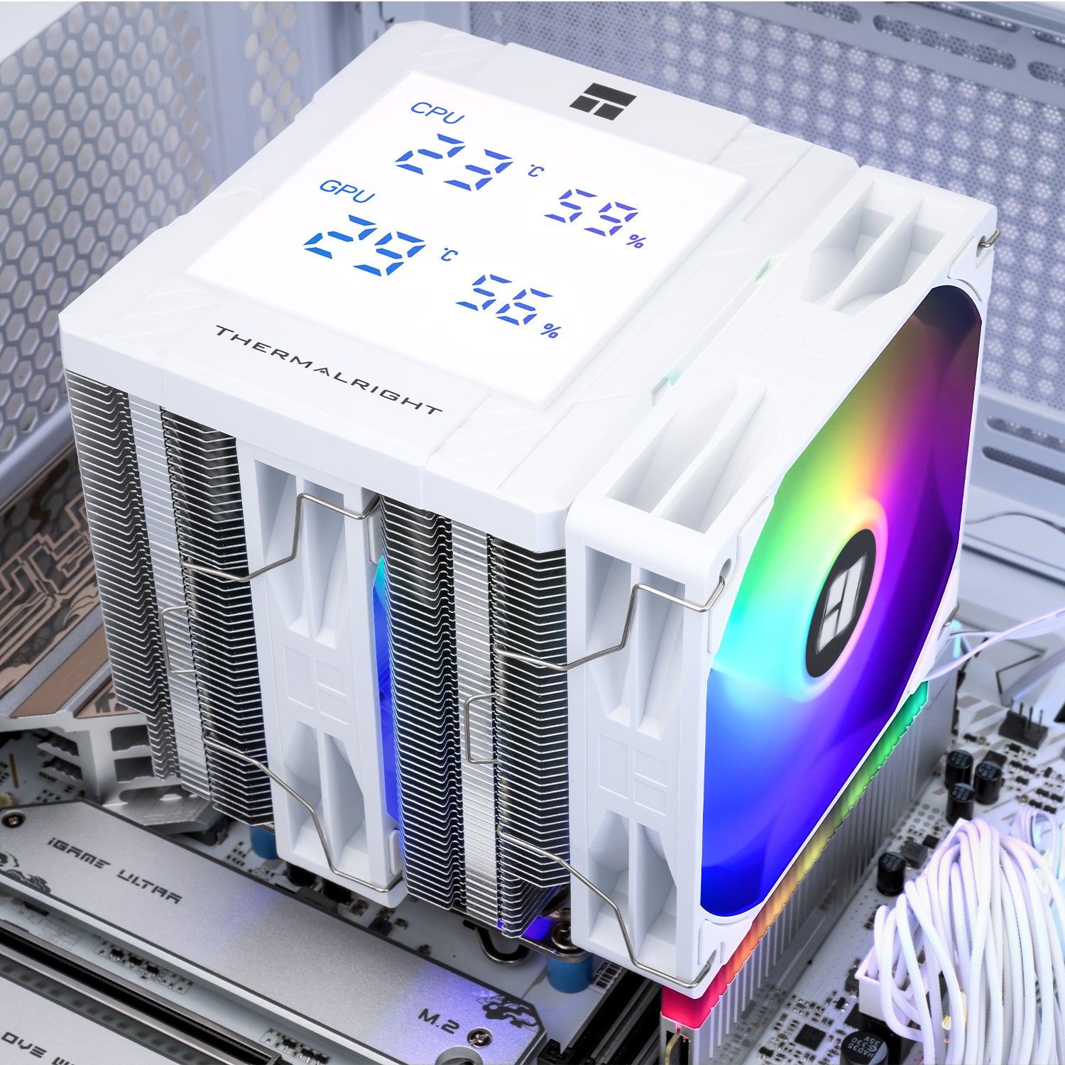 Thermalright Peerless Assassin 120 Digital ARGB CPU Cooler (White)
