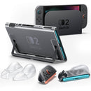 JSAUX Split Transparent Ergonomic Protective Case for Nintendo Switch 2