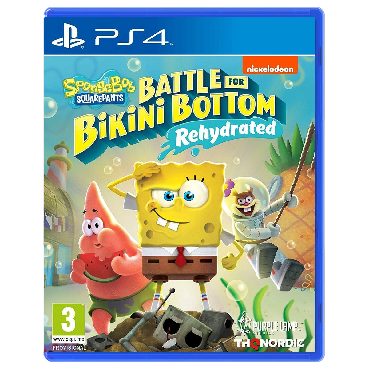 PS4 Spongebob Squarepants Battle for Bikini Bottom Rehydrated Reg.2