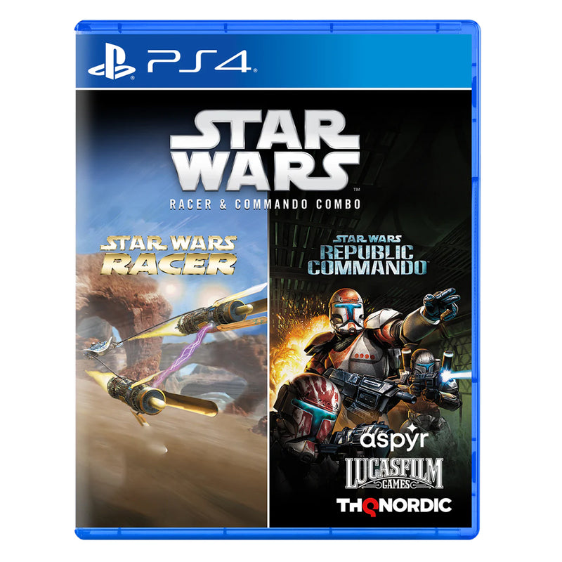 PS4 STAR WARS RACER & COMMANDO COMBO REG.2