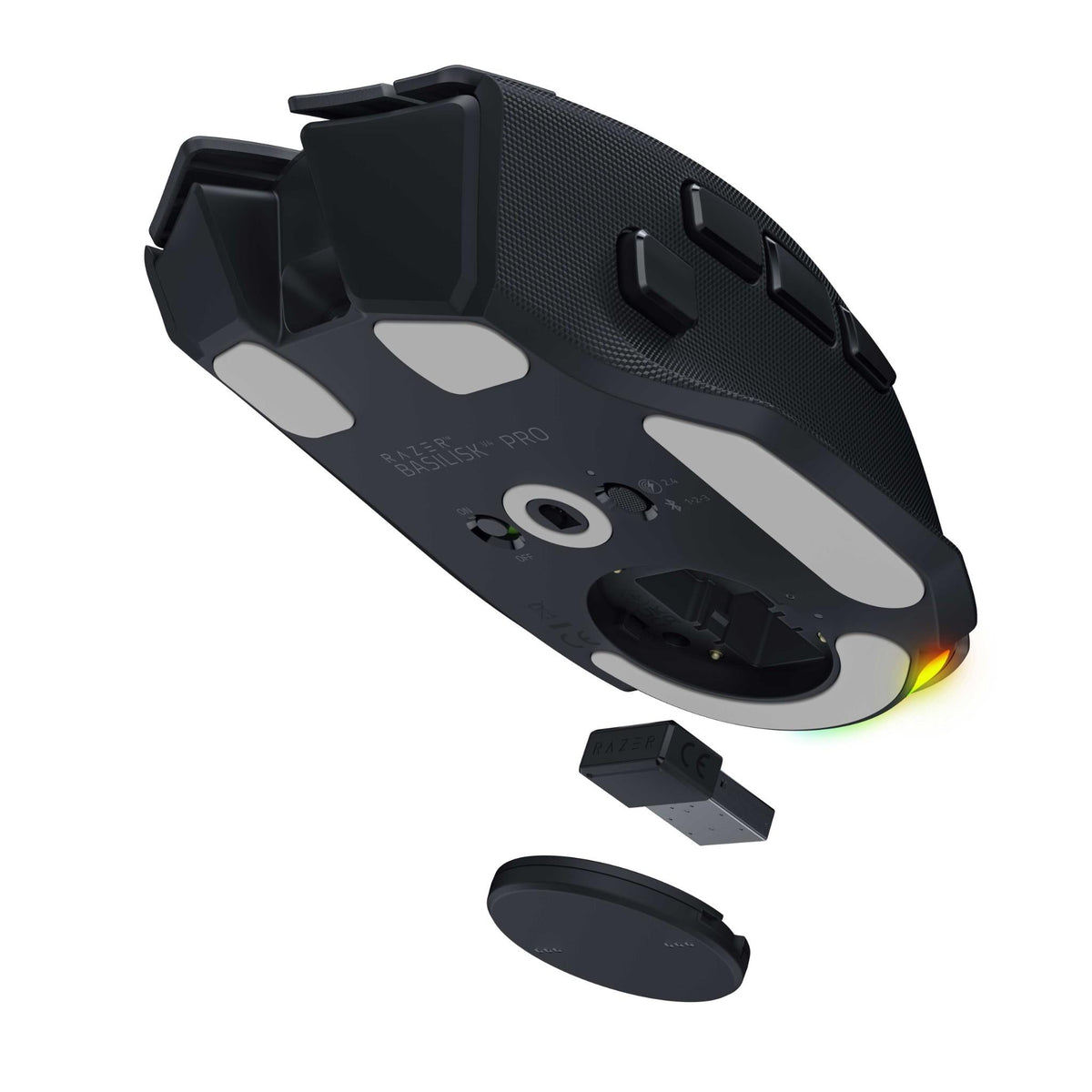 Razer Basilisk V4 Pro Fully Customizable Wireless Ergonomic Gaming Mouse (Black)