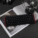 Ajazz ALUX68 Plus RGB Wired 68-Keys Aluminum CNC Case Hot-Swappable Mechanical Keyboard (Black)