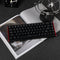 Ajazz ALUX68 Plus RGB Wired 68-Keys Aluminum CNC Case Hot-Swappable Mechanical Keyboard (Black)