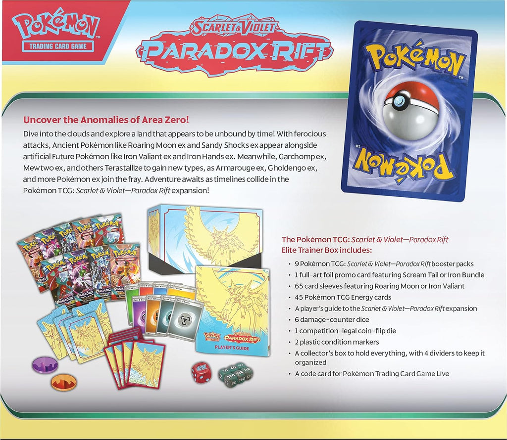 sv04 booster box Pokemon Trading Card Game SV04 Scarlet & Violet Paradox Rift Elite Tra