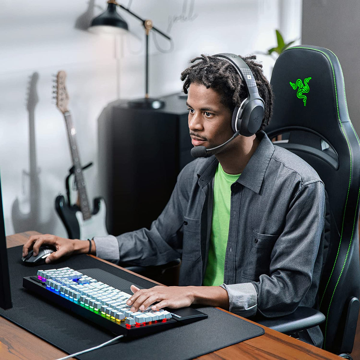 Razer Blackwidow V3 Mechanical Gaming Keyboard (Green Switches)