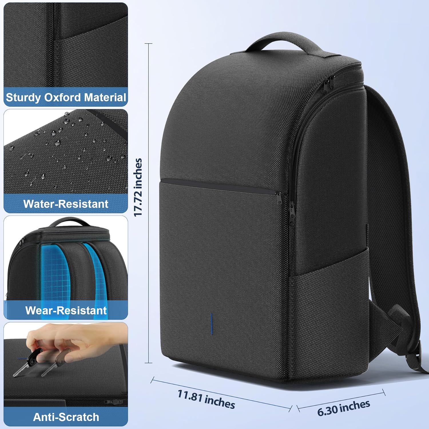 LVVIL Carrying Case Travel Bag for PS5 (Black, Black/ White)