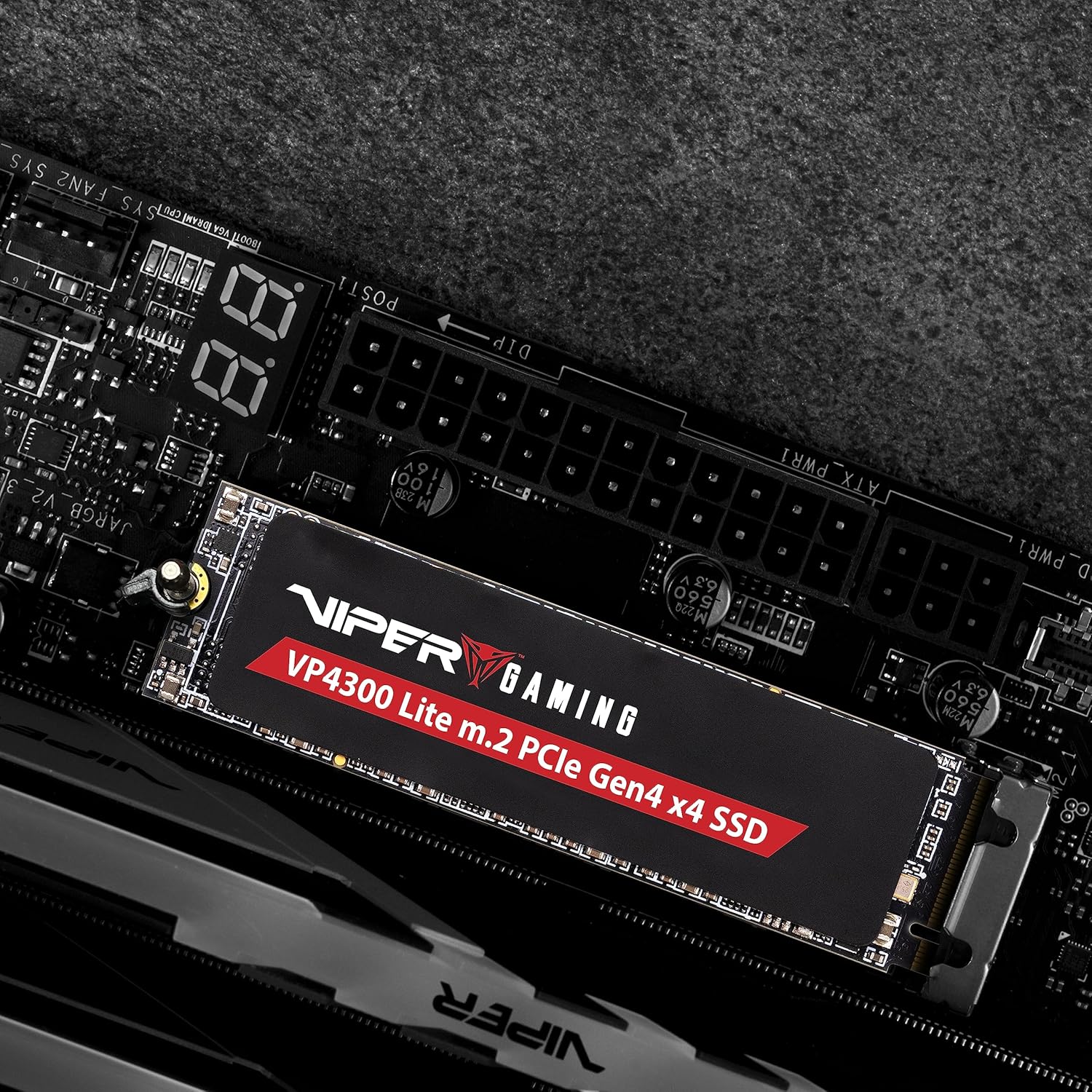 Patriot Viper Gaming VP4300 Lite 1TB PCIe Gen4 x4 M.2 2280 7400MB/s Read & 6400MB/s Write