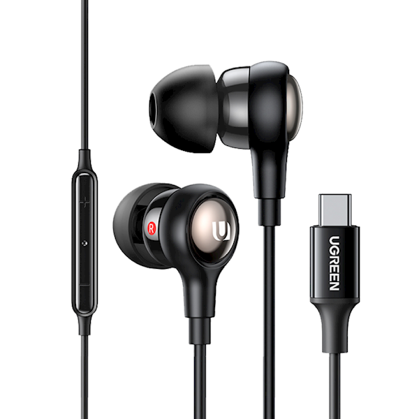 UGreen In-Ear Earphones With Type-C Connector (Black) (EP103/30638) | DataBlitz