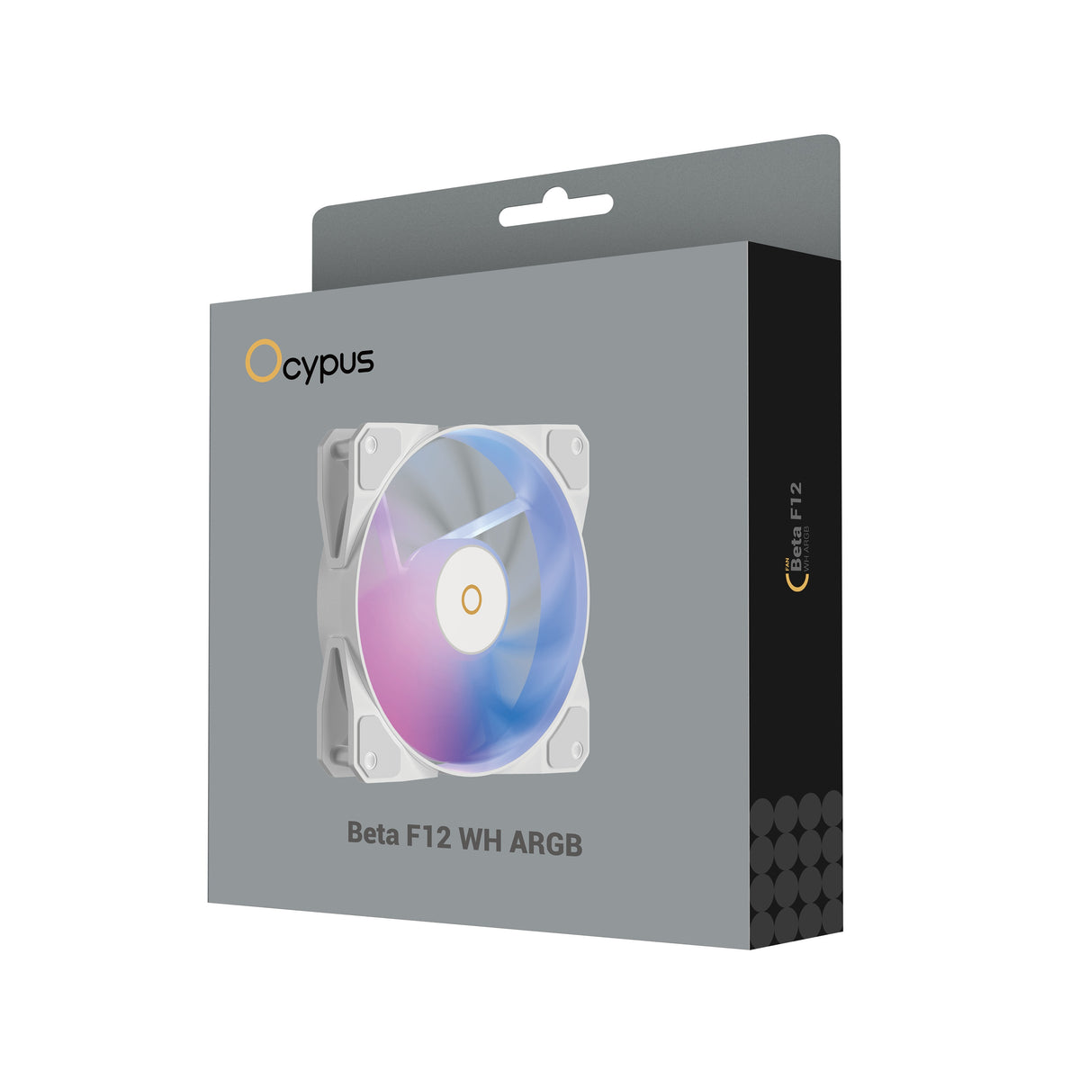 Ocypus Beta F12 ARGB Cooling Fan (Black, White)