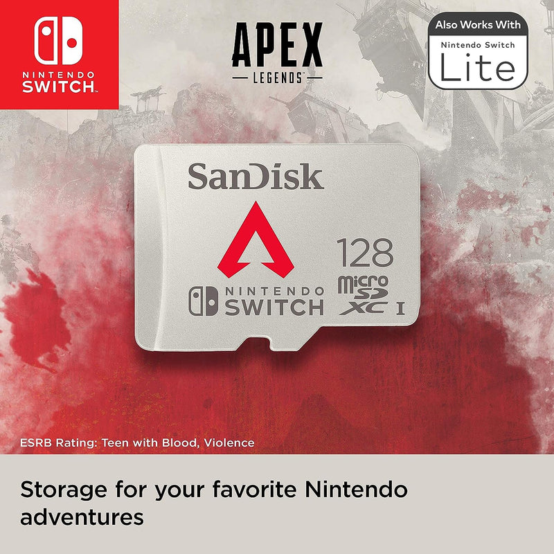 SanDisk 128GB 100MB/s microSDXC Memory Card for Nintendo Switch