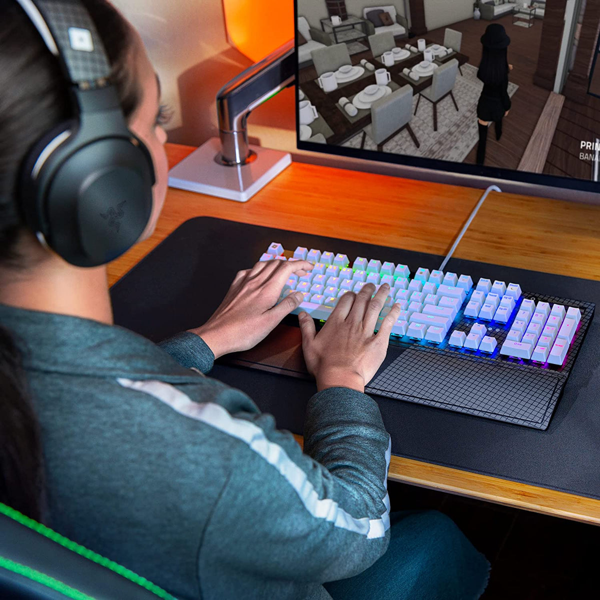 Razer Blackwidow V3 Mechanical Gaming Keyboard (Green Switches)