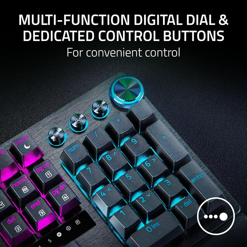 Razer Huntsman V3 Pro 8KHz Analog Optical Esports Keyboard (Black)