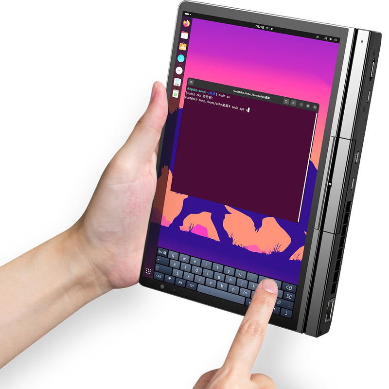GPD Pocket 4 2025 AMD Ryzen 7 8840U 8.8" LTPS (2560x1600) 144Hz High-Refresh Iris Display 16GB RAM 1TB SSD Windows 11 Home Handheld AI PC + GPD Pocket 4 Protection Case