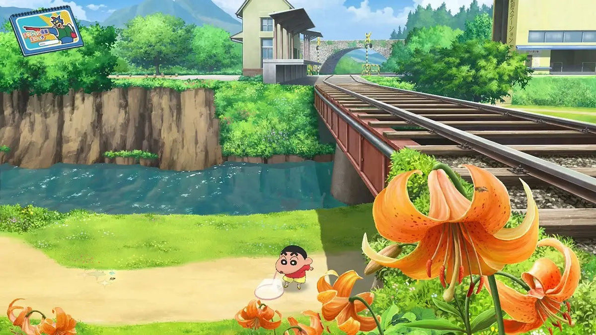 Crayon Shin-chan Me and the Professor on Summer Vacation + Shiro and the Coal Town