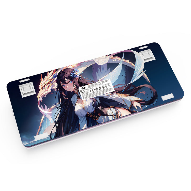 Redragon K681ACG Cyrus Pro Anime Ed. RGB Wireless 75% Hot-Swappable Gasket Mechanical Keyboard