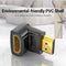 Vention HDMI 90 Degree Male to Female Adapter (Black) (AIOB0)