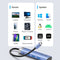 Vention 5-in-1 USB-C Docking Station - USB-C to HDMI + USB 3.0 x 3 + PD - 0.15M (Blue) (TGESB)