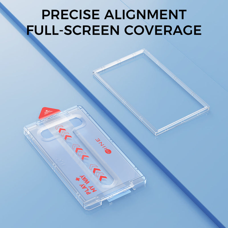 IINE Anti-Blue Light Tempered Glass with Dust-Removal Box for Nintendo Switch 2 (L1078)