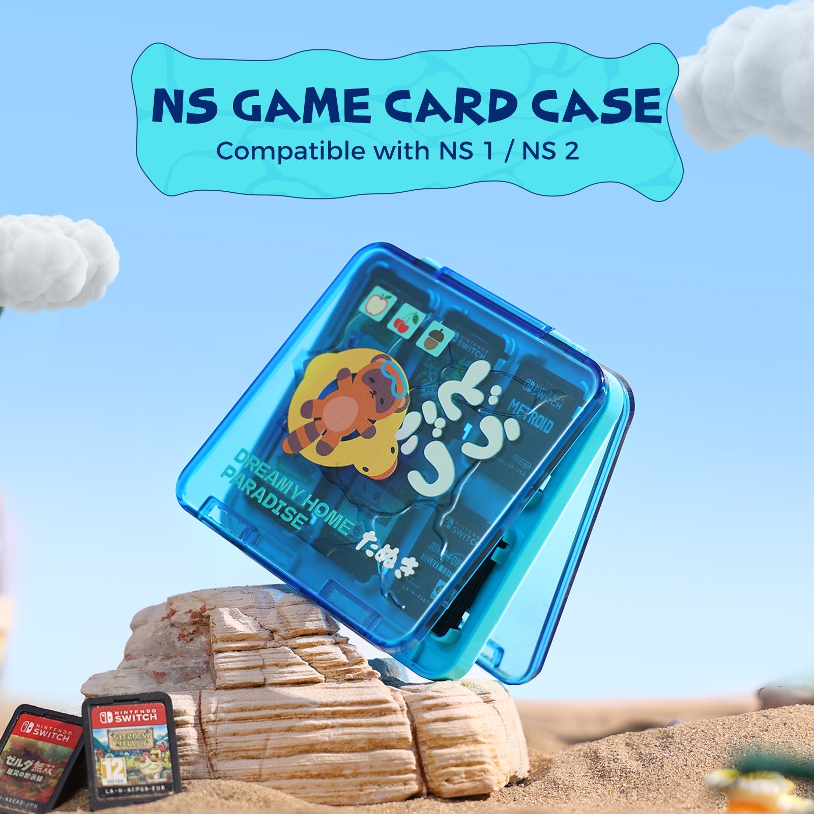 IINE Game Card Case NS / NS2 (Dreamy Home Paradise) (L1266)