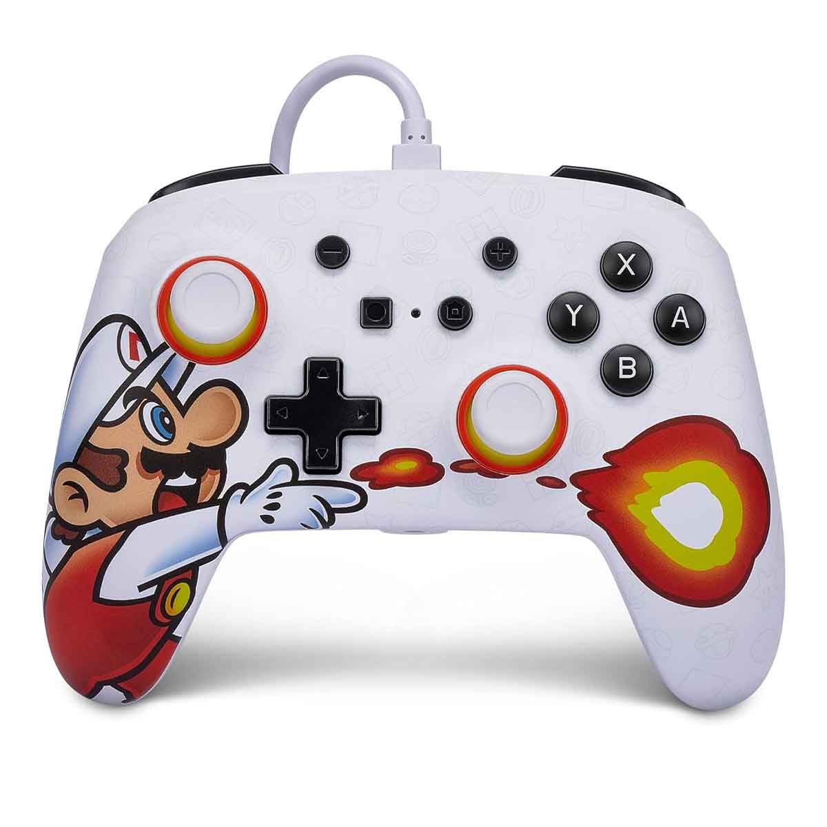 Power A Enhanced Wired Controller for Switch (Fireball Mario)