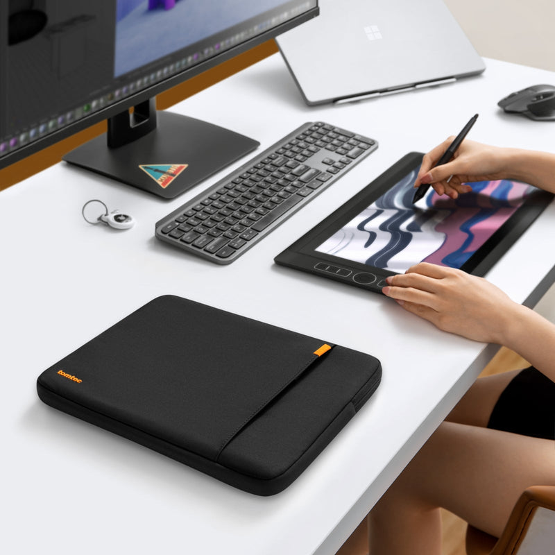 Tomtoc Defender-A13 14" Protective Laptop Sleeve (Black) (A13D3D1)
