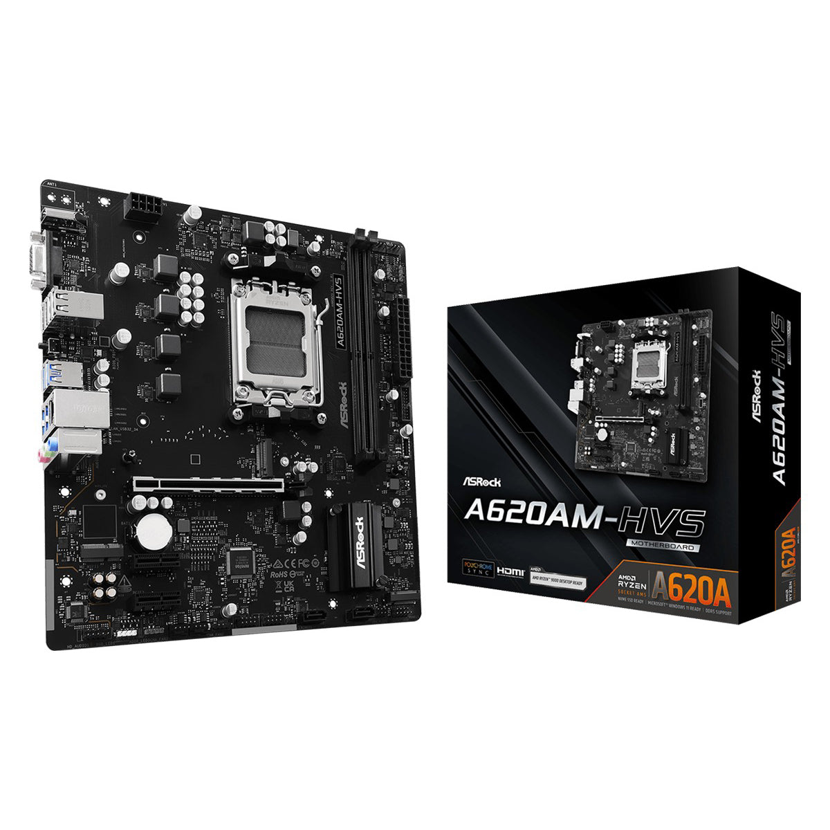 Asrock A620AM-HVS DDR5 AMD Motherboard