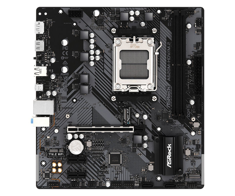 ASRock A620M-HDV/M.2 DDR5 Motherboard