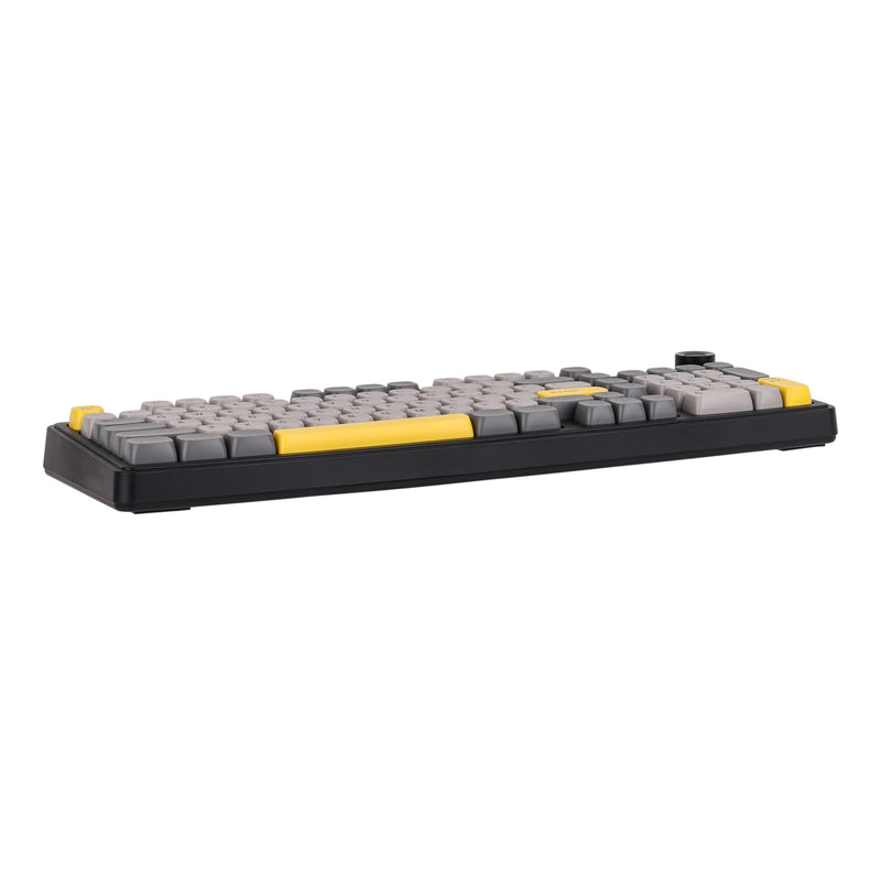Ajazz AF98 Plus RGB Wired 97-Keys Membrane Keyboard (Black/Grey/Yellow)