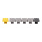 Ajazz AF98 Plus RGB Wired 97-Keys Membrane Keyboard (Black/Grey/Yellow)