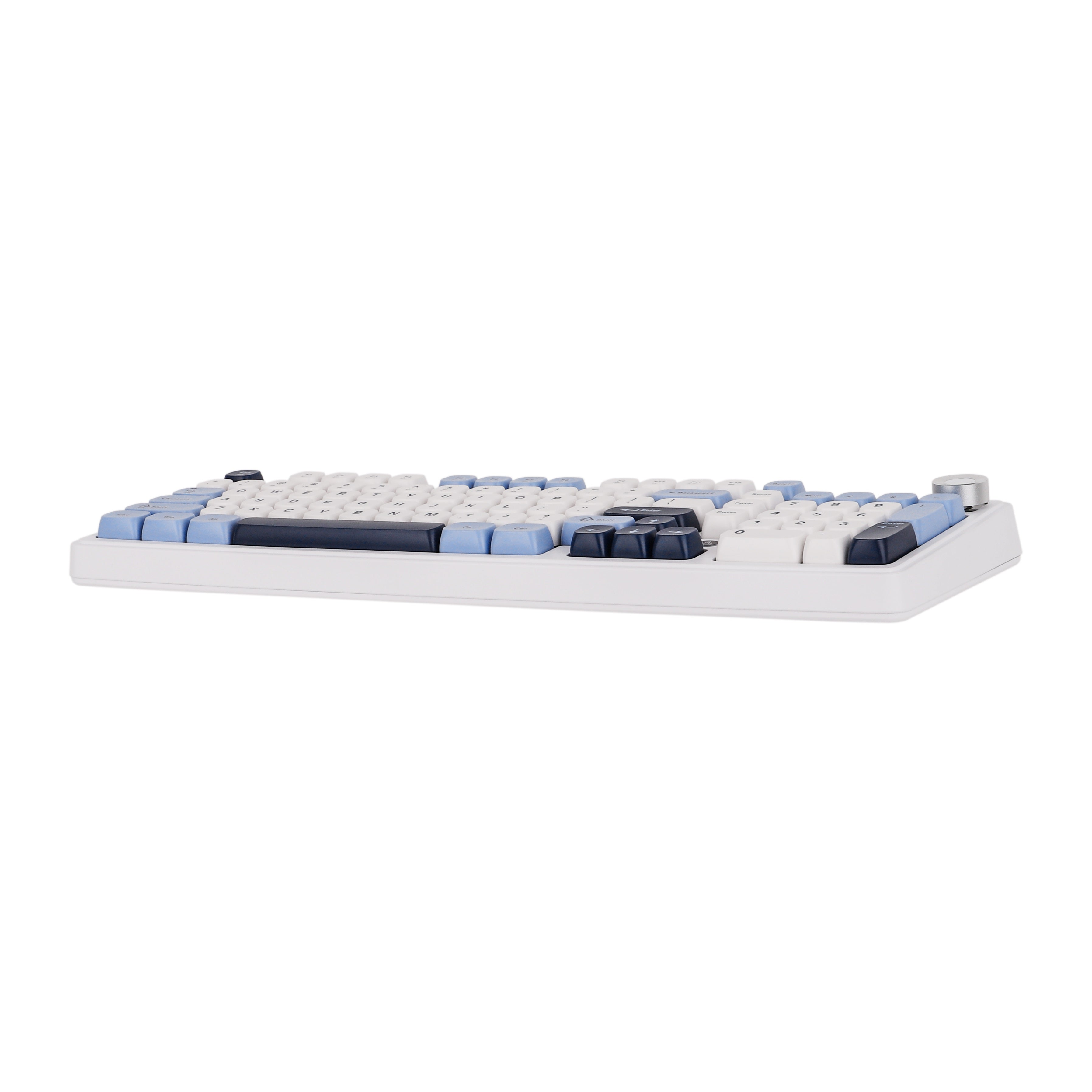 Ajazz AF98 Plus RGB Tri-Mode 97-Keys Membrane Keyboard (Blue/White/Blue)