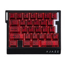 Ajazz AK029 RGB Magnetic Switch Wired 29-Keys Hot-Swappable Mechanical Keyboard (Transparent Red) (Flame Ignation Switch)
