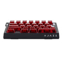 Ajazz AK029 RGB Magnetic Switch Wired 29-Keys Hot-Swappable Mechanical Keyboard (Transparent Red) (Flame Ignation Switch)