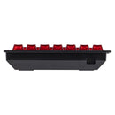 Ajazz AK029 RGB Magnetic Switch Wired 29-Keys Hot-Swappable Mechanical Keyboard (Transparent Red) (Flame Ignation Switch)