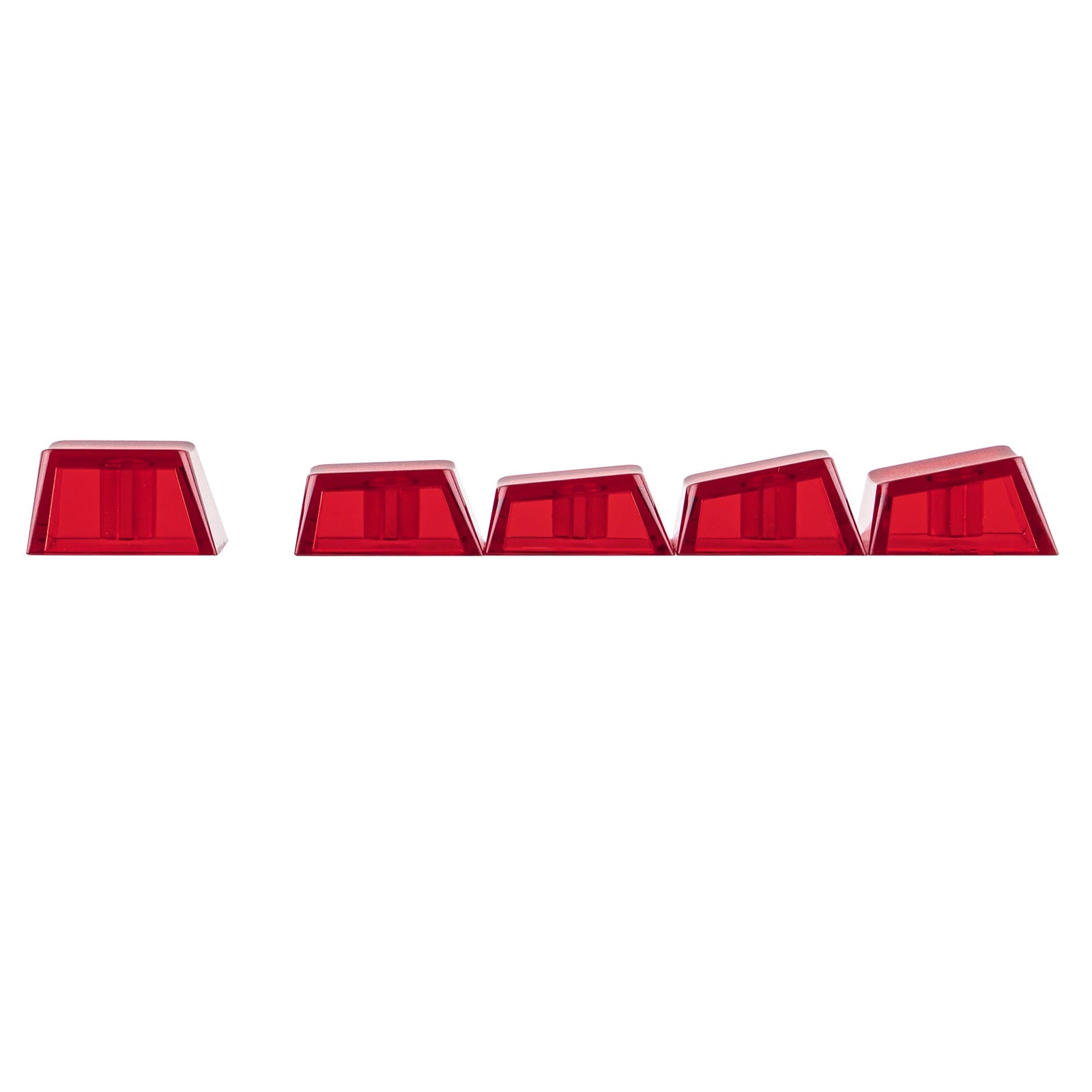Ajazz AK029 RGB Magnetic Switch Wired 29-Keys Hot-Swappable Mechanical Keyboard (Transparent Red) (Flame Ignation Switch)