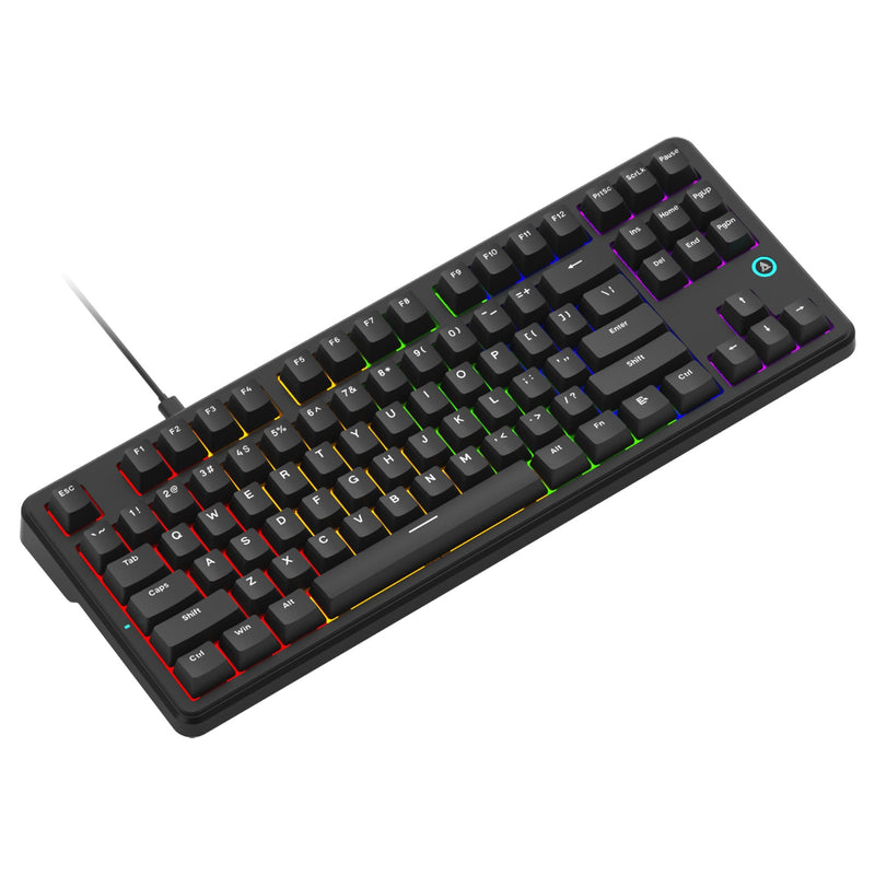 Ajazz AK870 V2 Mixed Light Wired 87-Keys TKL Gasket-mounted Hot Swappable Mechanical Keyboard