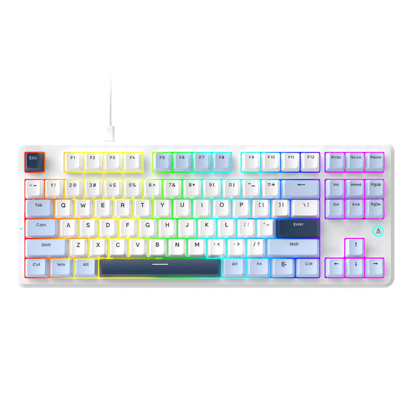 Ajazz AK870 V2 RGB Wired 87-Keys TKL Gasket-mounted Hot Swappable Mechanical Keyboard