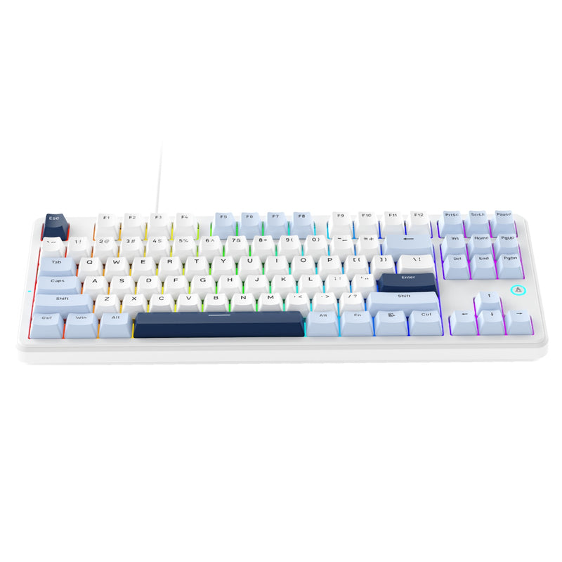 Ajazz AK870 V2 RGB Wired 87-Keys TKL Gasket-mounted Hot Swappable Mechanical Keyboard