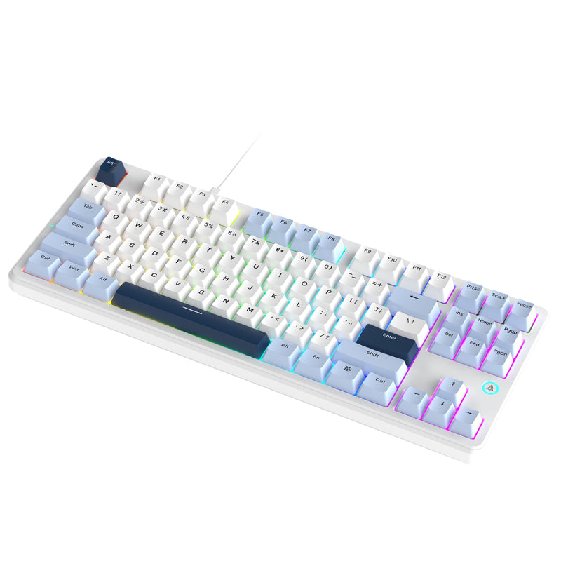 Ajazz AK870 V2 RGB Wired 87-Keys TKL Gasket-mounted Hot Swappable Mechanical Keyboard
