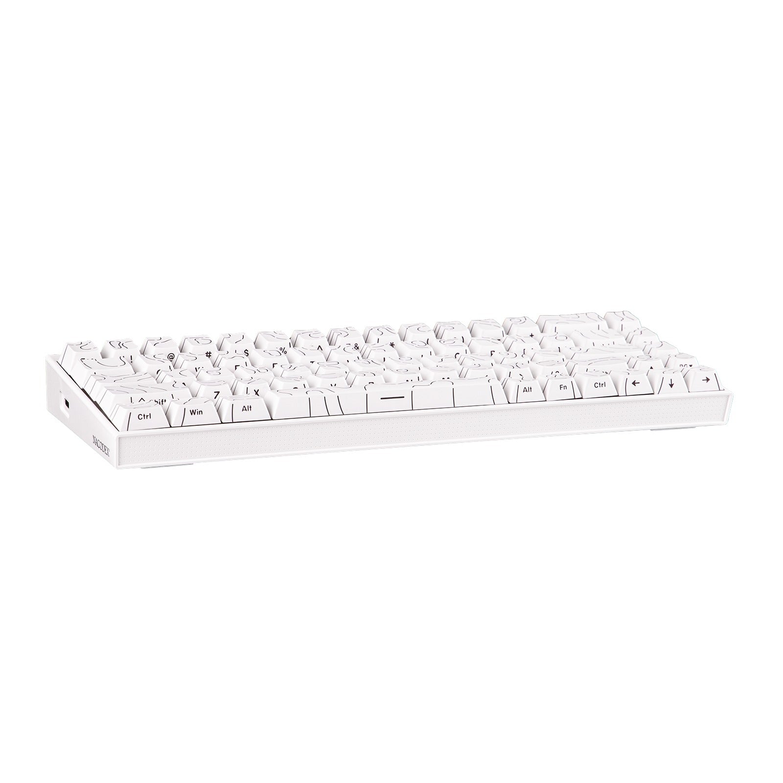 Nacodex x Ajazz NK68 Mixed Light Wired 68-Key Hot-Swappable Mechanical Keyboard (White Contour)