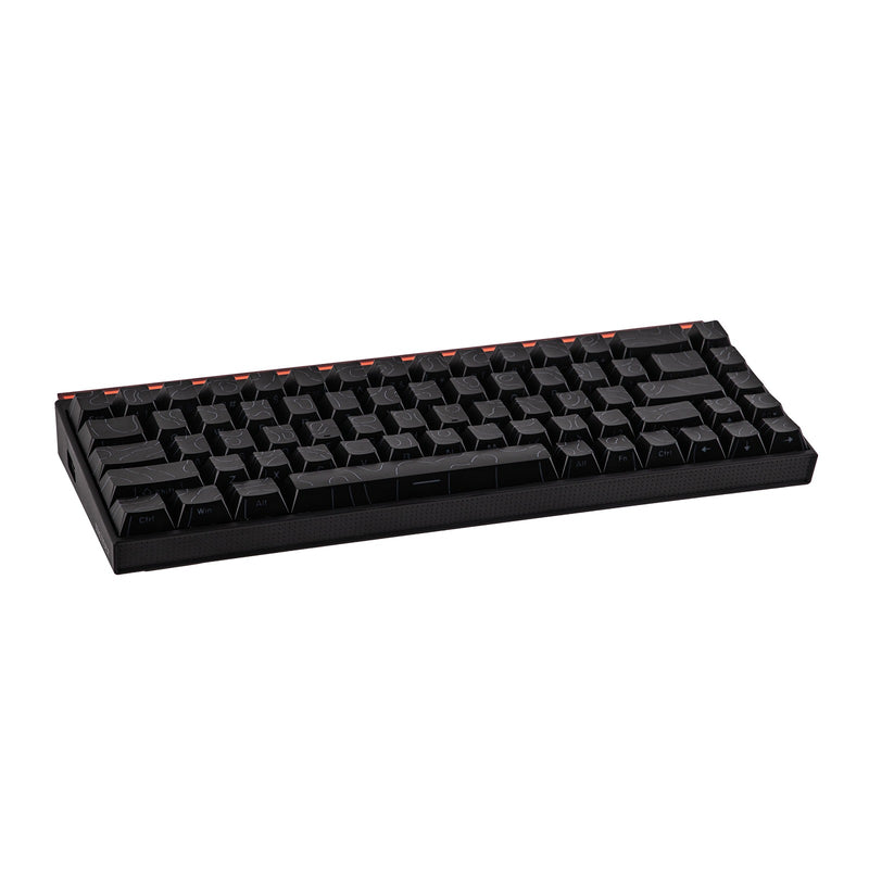 Nacodex x Ajazz NK68 Mixed Light Wired 68-Key Hot-Swappable Mechanical Keyboard (Black Contour) (Red Switch)
