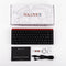 Nacodex x Ajazz NK68 Mixed Light Wired 68-Key Hot-Swappable Mechanical Keyboard (Black Contour) (Red Switch)