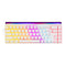 Nacodex x Ajazz NK68 Mixed Light Wired 68-Key Hot-Swappable Mechanical Keyboard (White) (Red Switch)