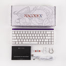 Nacodex x Ajazz NK68 Mixed Light Wired 68-Key Hot-Swappable Mechanical Keyboard (White) (Red Switch)