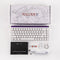 Nacodex x Ajazz NK68 Mixed Light Wired 68-Key Hot-Swappable Mechanical Keyboard (White) (Red Switch)