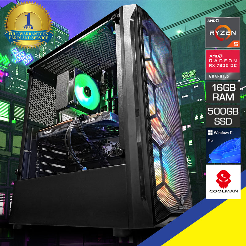 Alpha Aurora Black Desktop Gaming PC | DataBlitz